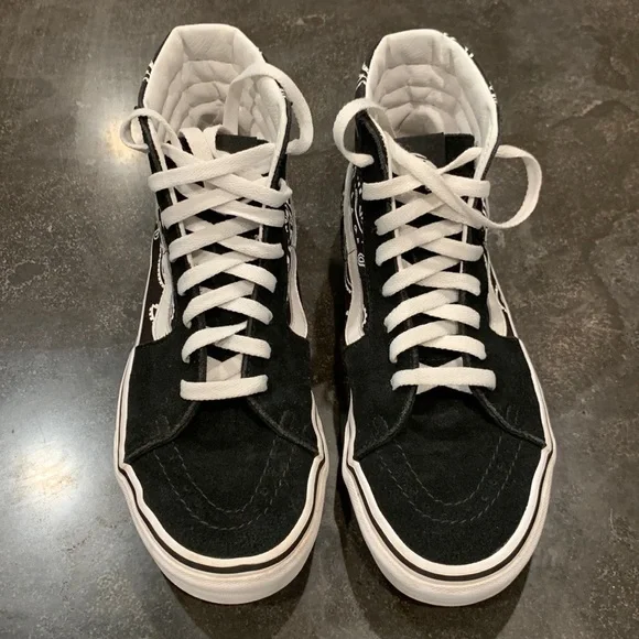 Men’s Vans Sk8 Hi Peace Paisley - Picture 2 of 13